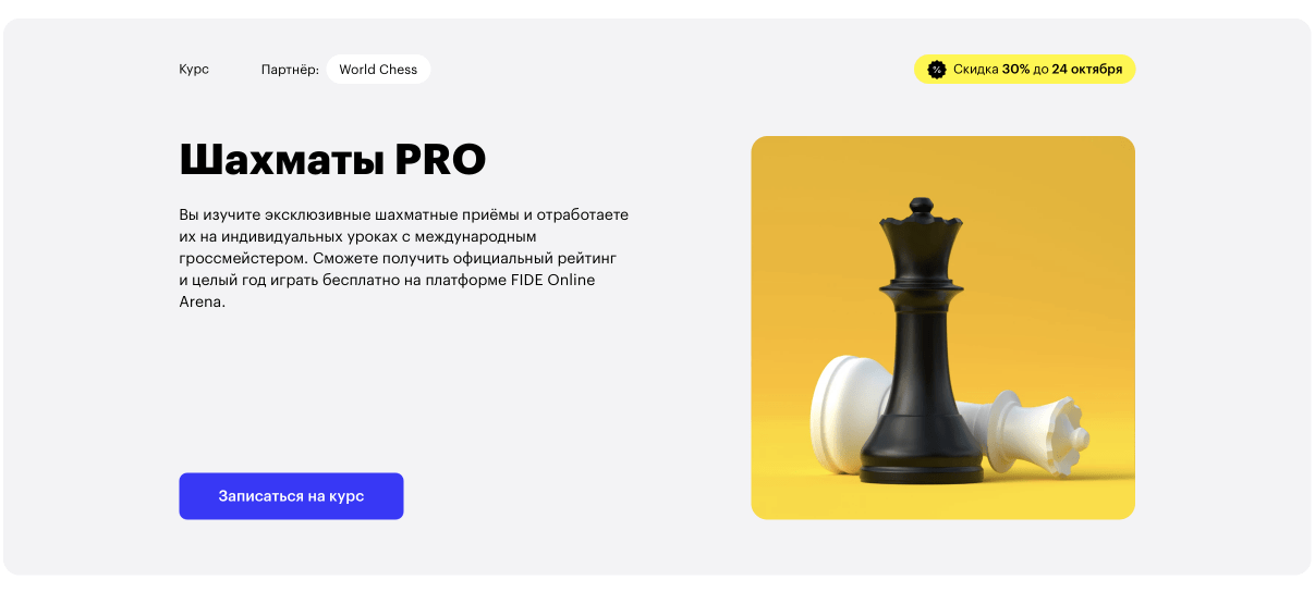 «Шахматы PRO» от Skillbox